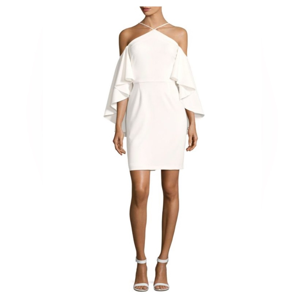 Alexia Admor White Off-Shoulder Sundress